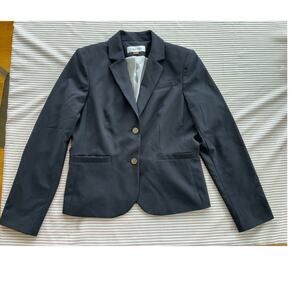 Calvin Klein Women's Blazer Navy Blue Two-Button Size 8 Buisness professional